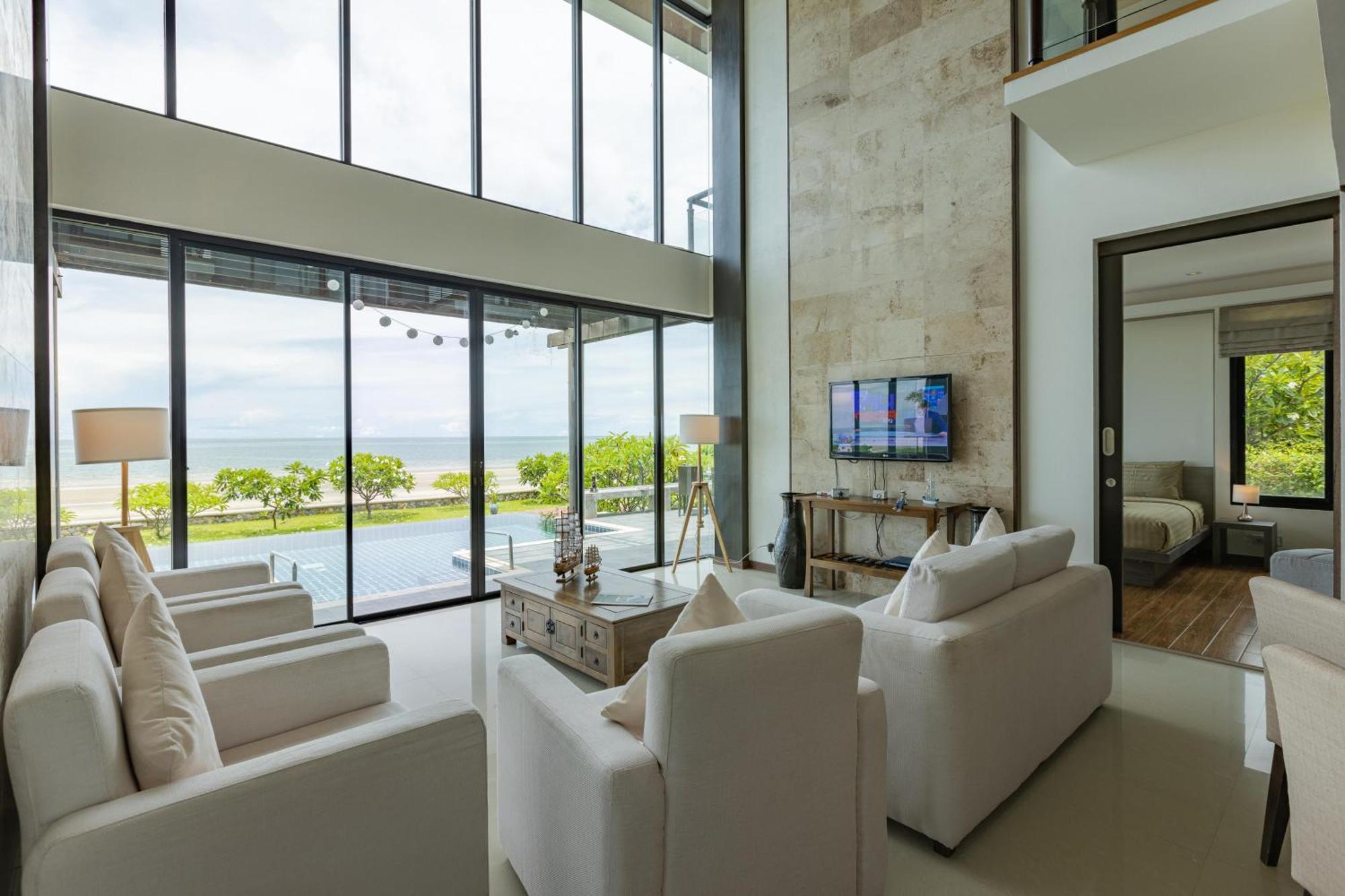 Pousada Beachfront Modern 4 Bedroom Pool - Rv Hua Hin